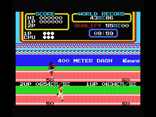 Track & Field 1 screenshot 7 for MSX